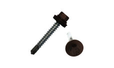 Саморез по металлу Daxmer 5,5х32 (250шт) сверло №5 RAL 8017