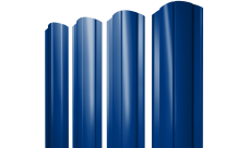 Штакетник Круглый фигурный 0,45 PE RAL 5002 ультрамариново-синий