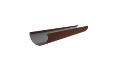 Желоб полукруглый Optima 185мм 3м RAL 8017