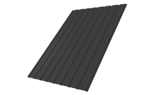 Профнастил С10B 0,5 Satin RAL 7016 антрацитово-серый