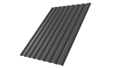 Профнастил С20A Grand Line 0,45 Drap с пленкой RAL 7016 антрацитово-серый