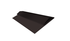 Планка стартово-финишная Экобрус, Экобрус new Grand Line 0,45 Drap-double TX RAL 9005 черный (2м)