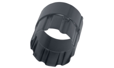 Соединитель трубы 100 мм матовый RAL 7024