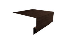 Планка околооконная сложная Блок-Хаус new Grand Line 200х75х27 0,45 Print Premium Antique Wood TwinColor (3м)