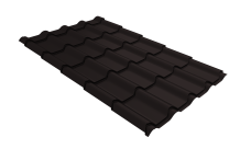 Профиль волновой "Камея" ("Kamea") 0,45 Drap TX RAL 9005 черный