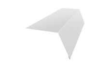 Планка карнизная широкая 100х85 Grand Line 0,45 Drap TX RAL 9003 сигнальный белый (3м)