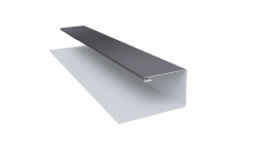 Планка П-образная Блок-Хаус new Grand Line 0,45 Drap TX RAL 7004 сигнальный серый (3м)