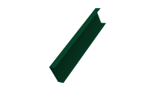 Декоративная накладка на столб универсальная 60х60 для забора жалюзи 0,45 PE-Double RAL 7016 антрацитово-серый (3м)