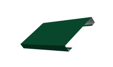 Ламель лицевая 125 забора жалюзи Техас Grand Line 0,45 PE RAL 6005 зеленый мох