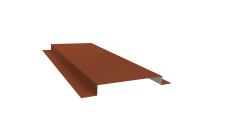 Планка кожуха сегментного 150 0,5 PurLite Matt RAL 8004 терракота (0,8м)