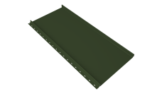 Кликфальц mini Grand Line 0,5 Satin Matt TX с пленкой на замках RAL 6020 хромовая зелень