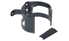 Кронштейн трубы на дерево 100мм матовый RAL 7024