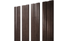 Штакетник Твин с прямым резом Grand Line 0,45 Принт Элит Античный дуб TwinColor