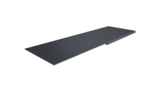 Планка финишная 48х25 0,5 Satin с пленкой RAL 7024 мокрый асфальт (2м)