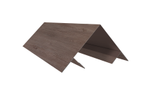 Планка угла внешнего составная верхняя Экобрус Grand Line 0,45 Print Elite White Wood TwinColor (2м)