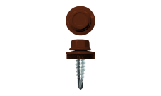 Саморез по металлу 4,8х19 (400шт) сверло №2 RAL 3009