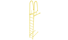 Лестница стеновая Grand Line RAL 1018 2,76м