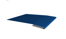 Планка начальная 0,45 PE lite с пленкой RAL 5005 сигнальный синий (2м)