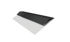 Планка стартово-финишная Экобрус Grand Line 0,45 PE с пленкой RAL 7016 антрацитово-серый (3м)