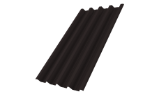 Профнастил Н60R v01 0,5 Rooftop Бархат RAL 9005 черный