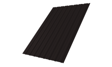 Профнастил С10R 0,5 Satin RAL 9005 черный