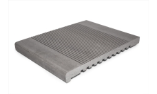 Ступень ДПК Grand Line 320х22мм Массив Серый 3м