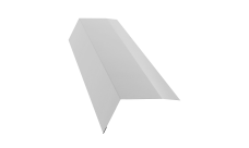 Планка карнизная 100х65 0,45 PE-Double с пленкой RAL 9003 сигнальный белый (3м)