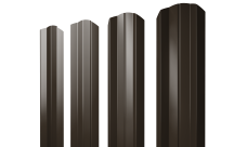 Штакетник М-образный A фигурный Grand Line 0,5 Atlas X RR 32 темно-коричневый