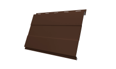 Вертикаль 0,2 prof Grand Line 0,5 PurPro с пленкой RAL 8017 шоколад