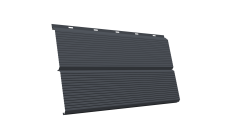 ЭкоБрус 0,345 Gofr Grand Line 0,45 PE с пленкой RAL 7024 мокрый асфальт