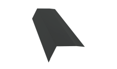 Планка карнизная 100х65 0,45 Drap ST RAL 7016 антрацитово-серый (2м)