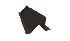 Планка снегозадержания 0,45 Drap-double TX RR 32 темно-коричневый (2м)