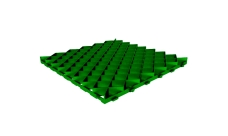 РешеткагазоннаяGidrolicaEcoPro-60.60.4-пластиковаязеленая(605)