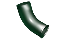 Колено стока Grand Line ПУ 90мм RAL 6005 зеленый мох
