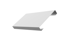Ламель лицевая 125 забора жалюзи Texas 0,45 PE RAL 9003 сигнальный белый