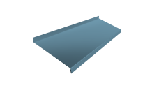 Отлив простой 250 Grand Line 0,45 Drap TX RAL 5024 пастельно-синий (2м)