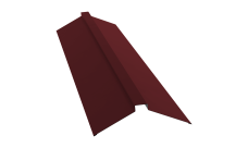 Планка конька плоского 150х40х150 0,45 Drap ST RAL 3005 красное вино (2м)