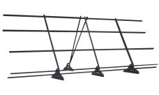 Ограждение кровельное со снегозадержателем на фальц Grand Line 1,2х3 RAL 7024