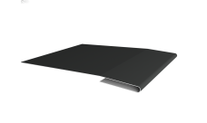 Планка начальная 0,45 Drap TX RAL 7016 антрацитово-серый (2м)