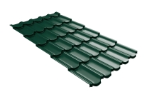 Профиль волновой "Квинта плюс3D" ("Kvinta plus3D") 0,45 PE RAL 6005 зеленый мох