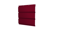 Софит металлический Grand Line без перфорации 0,45 PE с пленкой RAL 3003 рубиново-красный