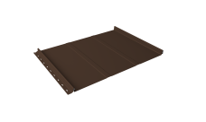 Кликфальц Line Grand Line 0,5 PurLite матовый с пленкой на замках RAL 8017 шоколад