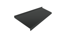 Отлив простой 250 Grand Line 0,5 Velur RAL 7016 антрацитово-серый (2м)