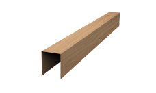 Планка опорная составная внутренняя для забора жалюзи Palermo 0,45 Print Elite Honey Wood TwinColor (1,8м)