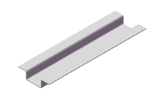 Профиль вертикальный основной П-обр. AR ВО60х20х20х1,2 ОЦ ОН