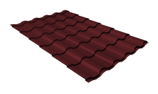 Профиль волновой "Кредо" ("Kredo") 0,5 PE RAL 3005 красное вино