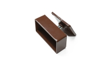 Соединитель перила с переходом CM Railing 90х45 мм цвет черный алюминий