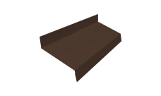 Отлив простой 50 0,45 Drap ST RAL 8017 шоколад (2м)