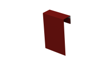 Соединительный профиль фибросайдинга 0,5 Satin с пленкой RAL 3011 коричнево-красный (3м)