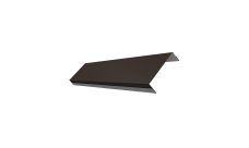 Ламель обратная 100 забора жалюзи Texas 0,45 Drap TX RR 32 темно-коричневый